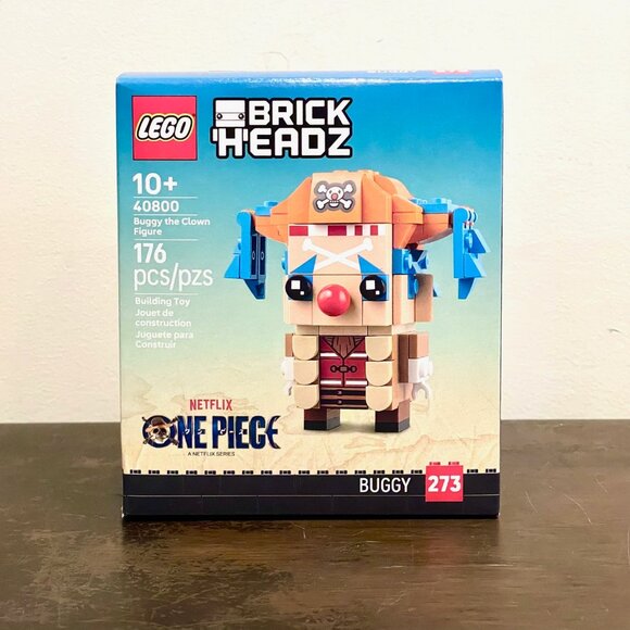 LEGO One Piece 40800 Netflix Brick Headz Buggy the Clown Figure New NIB - Picture 1 of 14